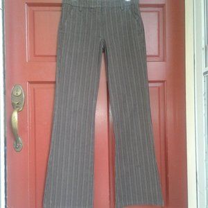 Katayone Adeli Striped Flare Leg Fitted Trousers